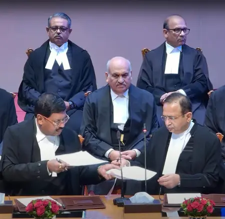 CJI Gavai administers oath of office to two newly appointed SC judges