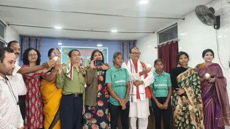Cricket Association for Visually Impaired in Odisha felicitates 4 players selected for Women’s T20 WC for Blind