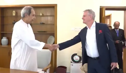 Canadian High Commissioner Meets LoP Naveen Patnaik