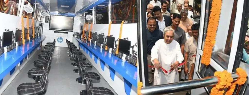 Odisha Bridges Digital Gap, Naveen Flags Off World on Wheels Digital Literacy Bus