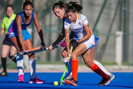 Indian Women S Hockey Team Draw 2 2 With Argentina Junior Women News Room Odisha