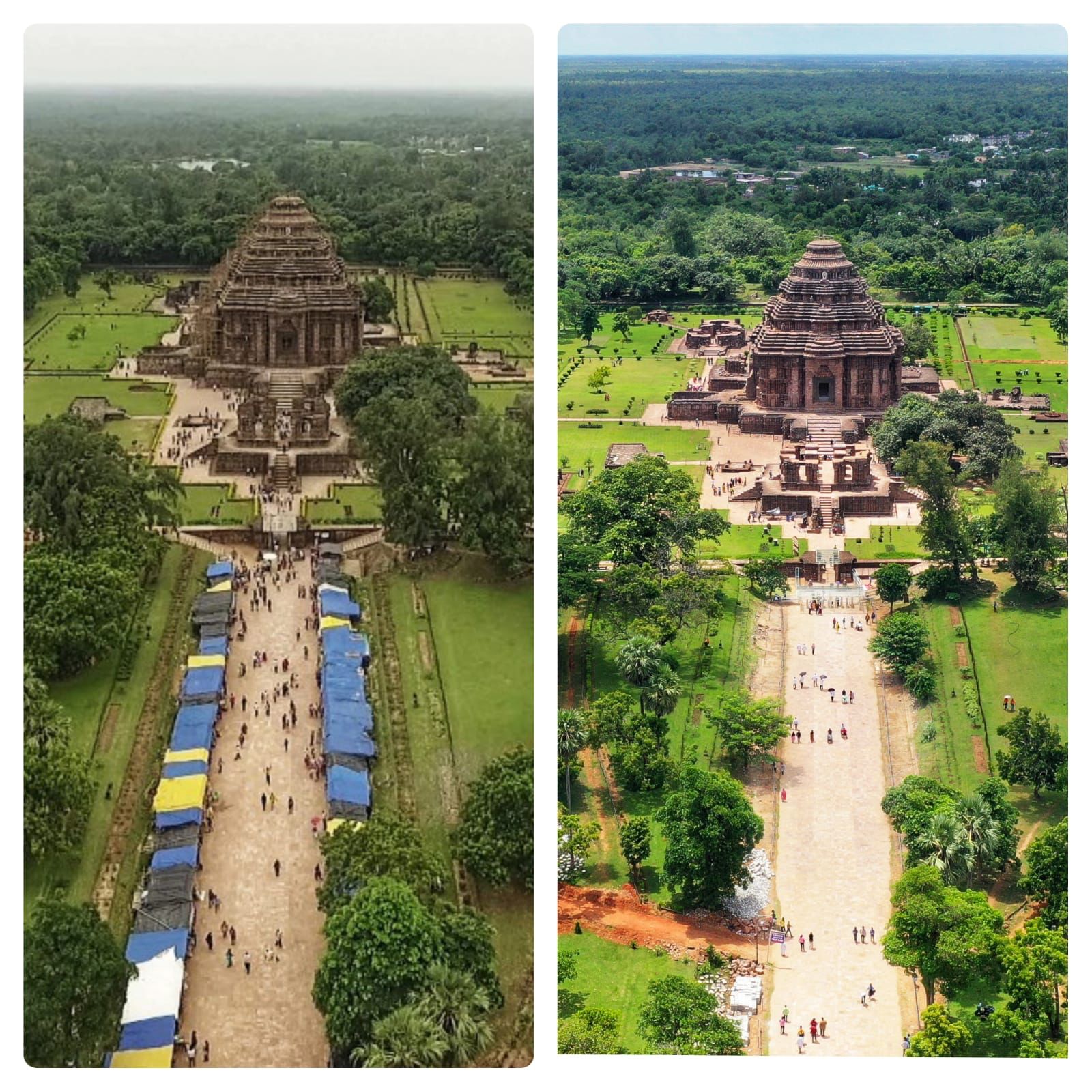 A Glimpse of Transformation at Konark Temple: CM Shares Beautification ...