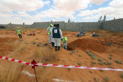 18 unidentified bodies found in Libya